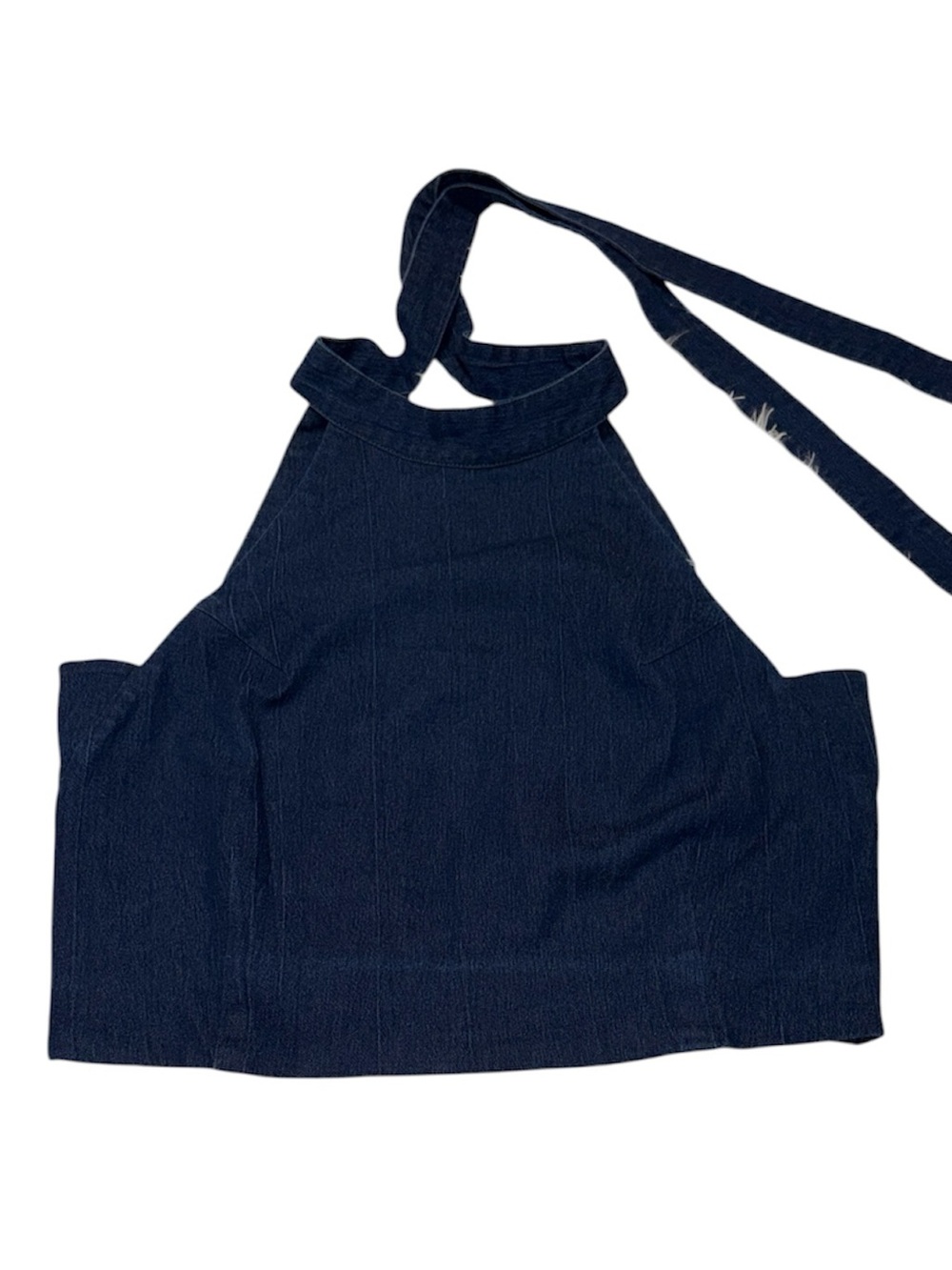 J.O.A. Dark Denim Halter Tank Top